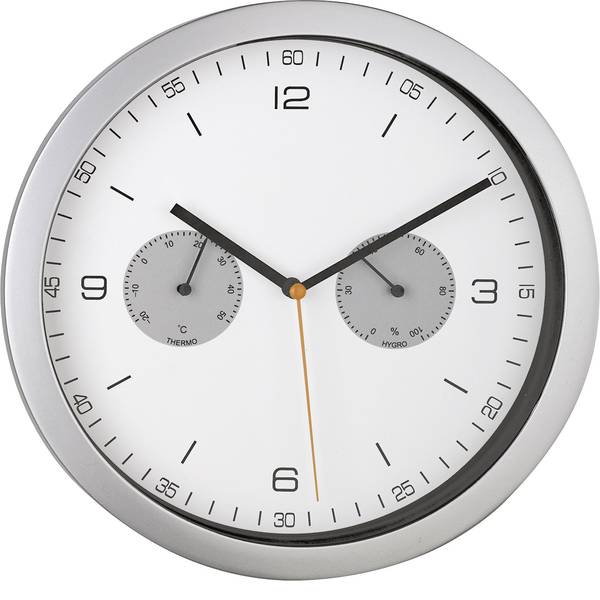 Orologi da parete - Mebus 52827 Radiocontrollato Orologio da parete 260 mm x 42 mm Argento - Orologi da parete - Mebus 52827 Radiocontrollato Orologio da parete 260 mm x 42 mm Argento -