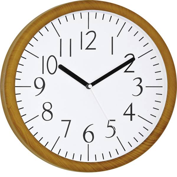 Orologi da parete - Mebus 17927 Quarzo Orologio da parete 305 mm x 40 mm Legno, Marrone chiaro - Orologi da parete - Mebus 17927 Quarzo Orologio da parete 305 mm x 40 mm Legno, Marrone chiaro -