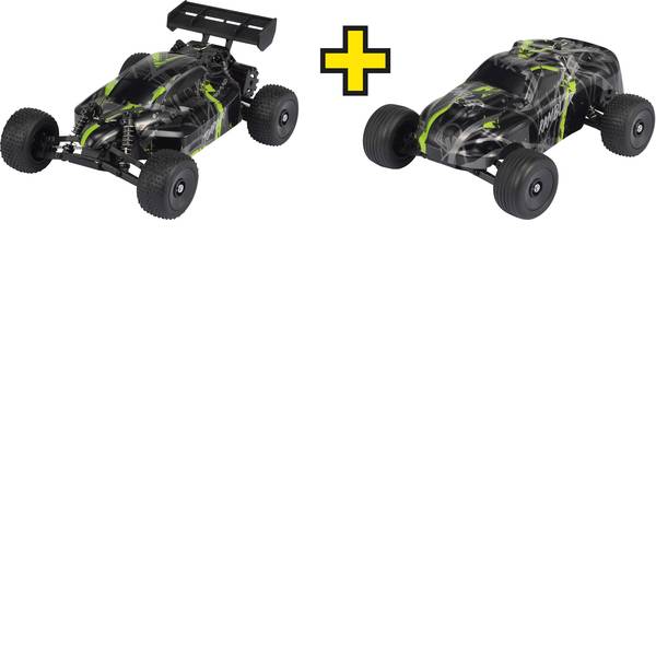 Auto telecomandate - Reely 1650887 Torpedo + Rambler 1:32 Automodello per principianti Elettrica Buggy Trazione posteriore incl. Batteria, - Auto telecomandate - Reely 1650887 Torpedo + Rambler 1:32 Automodello per principianti Elettrica Buggy Trazione posteriore incl. Batteria, -