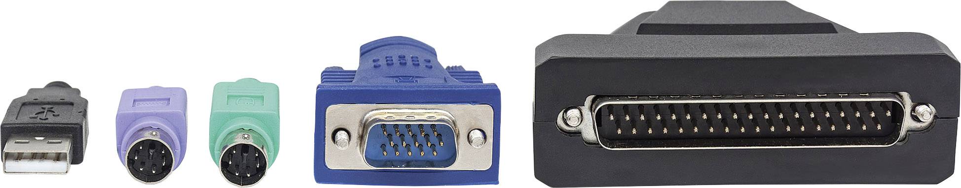 Intellinet 507769 cavo per tastiera video e mouse Nero 18 m-1