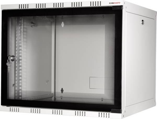LogiLink 19" WALLMOUNT SOHO BOX  9U 540*550, GREY, FLATPACK Armadio rack da parete 19" (L x A x P) 540 x 456 x 550 mm 9 U Grigio (RAL 7035)