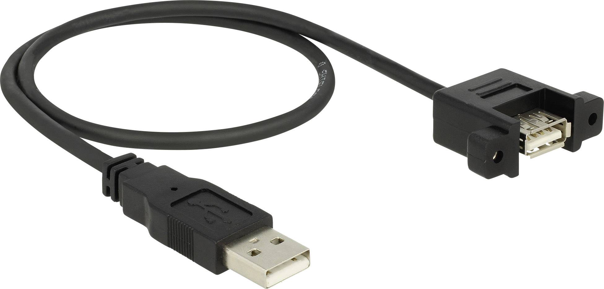 Delock Adattatori USB USB 2.0 Spina USB-C® 50 cm Multicolore contatti connettore dorati 85461