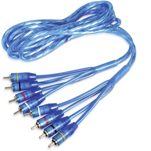 Cavi e connettori RCA HiFi per auto - Cavo RCA 6.5 m Sinustec RCA 65-4 - Cavi e connettori RCA HiFi per auto - Cavo RCA 6.5 m Sinustec RCA 65-4 -