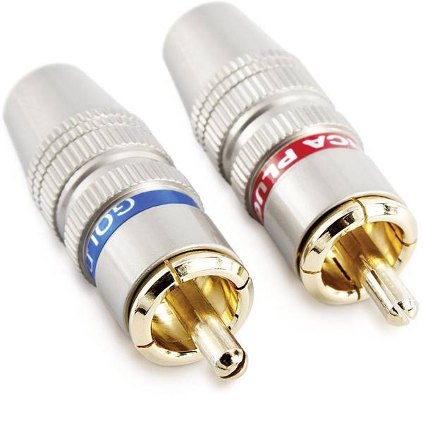 Cavi e connettori RCA HiFi per auto - Spina RCA Sinuslive CS-2 - Cavi e connettori RCA HiFi per auto - Spina RCA Sinuslive CS-2 -