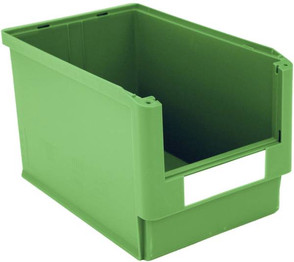 BITO Lagertechnik 102661  Cassetta impilabile da magazzino  adatto per alimenti (L x L x A) 500 x 315 x 300 mm Verde 4 pz.