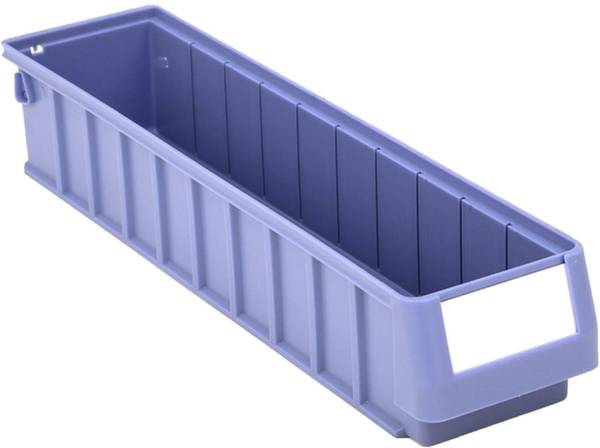 BITO Lagertechnik 437326  Cassetta per scaffale  adatto per alimenti (L x L x A) 500 x 117 x 90 mm Blu 16 pz.