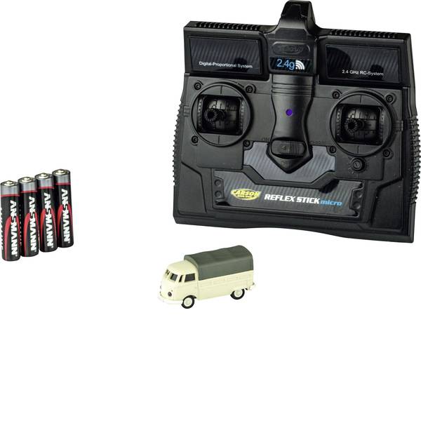 Mini auto radiocomandate elettriche - Carson Modellsport 500504117 VW Bus T1 Pritsche 1:87 Automodello Elettrica Auto stradale Trazione posteriore incl. - Mini auto radiocomandate elettriche - Carson Modellsport 500504117 VW Bus T1 Pritsche 1:87 Automodello Elettrica Auto stradale Trazione posteriore incl. -