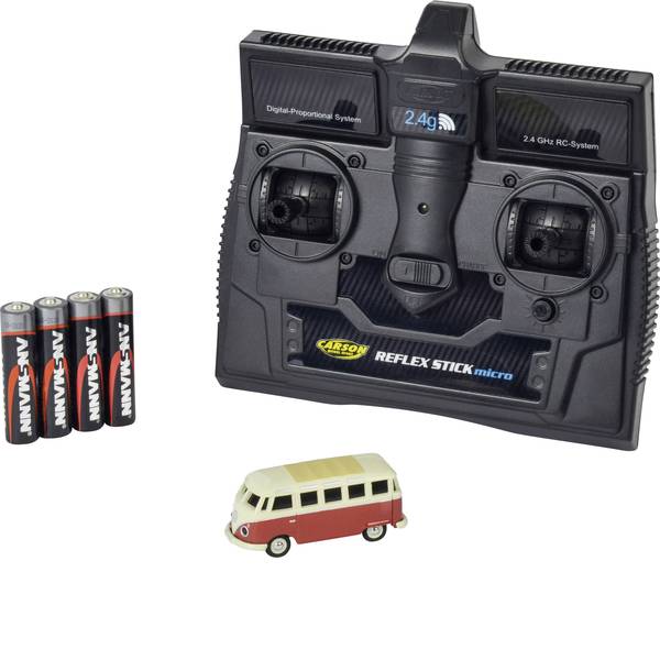 Mini auto radiocomandate elettriche - Carson Modellsport 500504119 VW Bus T1 Samba 1:87 Automodello Elettrica Auto stradale Trazione posteriore incl. - Mini auto radiocomandate elettriche - Carson Modellsport 500504119 VW Bus T1 Samba 1:87 Automodello Elettrica Auto stradale Trazione posteriore incl. -
