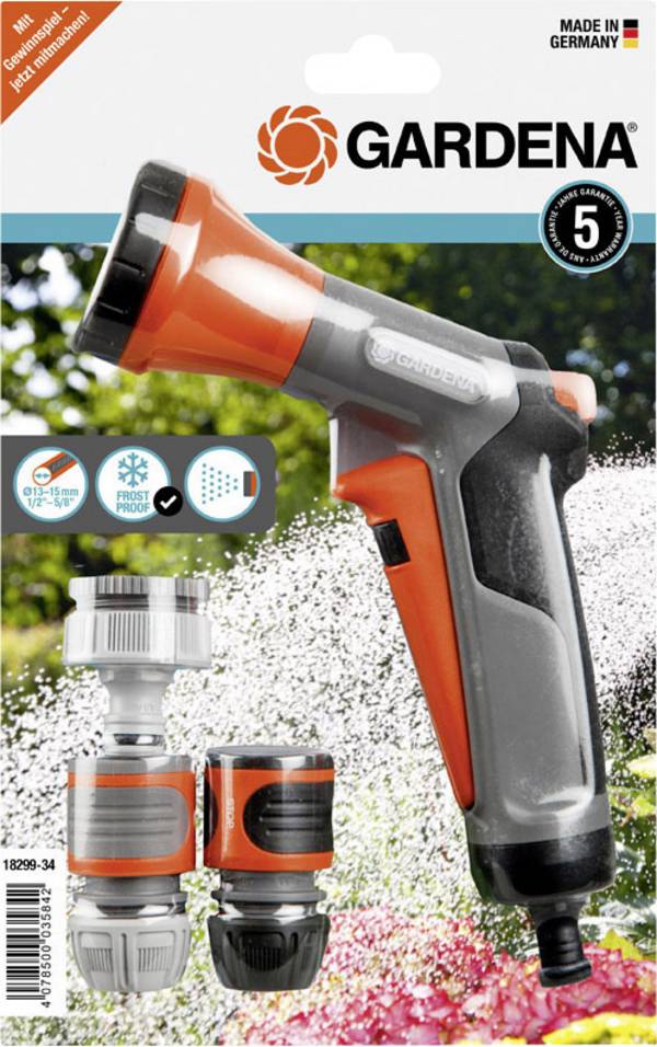 GARDENA 18299-32 Lancia a doccia per giardino con kit di collegamento