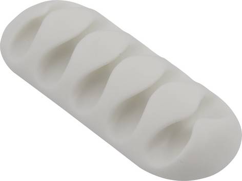 TRU COMPONENTS  Supporto per cavi autoadesivo TC-6646548 Intervallo Ø fascio 8 mm (max)   Grigio 1 pz.