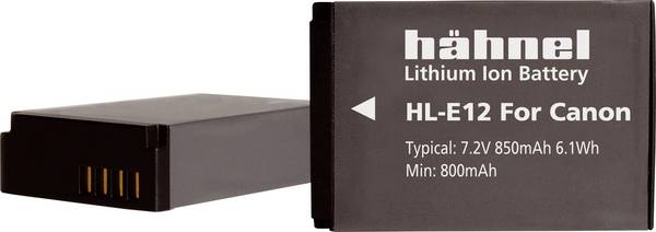 Hähnel Fototechnik HL-E12 Batteria ricaricabile fotocamera sostituisce la batteria originale (camera) LP-E12 7.2 V 850 mAh