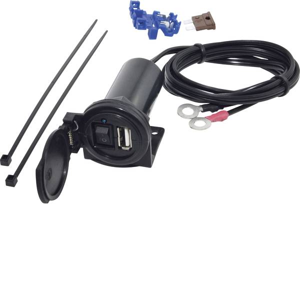 Accessori per presa accendisigari - BAAS Presa di bordo USB per auto 2,1 A, disattivabile Portata massima corrente=2.1 A - Accessori per presa accendisigari - BAAS Presa di bordo USB per auto 2,1 A, disattivabile Portata massima corrente=2.1 A -