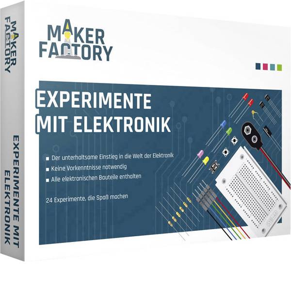 Pacchetti di apprendimento elettrici ed elettronici - MAKERFACTORY Experimente mit Elektronik Pacchetto di apprendimento - Pacchetti di apprendimento elettrici ed elettronici - MAKERFACTORY Experimente mit Elektronik Pacchetto di apprendimento -
