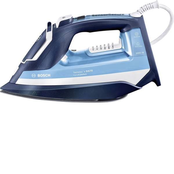 Ferri da stiro - Bosch Haushalt TDA753022V Sensixxx DA70 VarioComfort Ferro da stiro a vapore Blu chiaro, Blu notte 3000 W - Ferri da stiro - Bosch Haushalt TDA753022V Sensixxx DA70 VarioComfort Ferro da stiro a vapore Blu chiaro, Blu notte 3000 W -