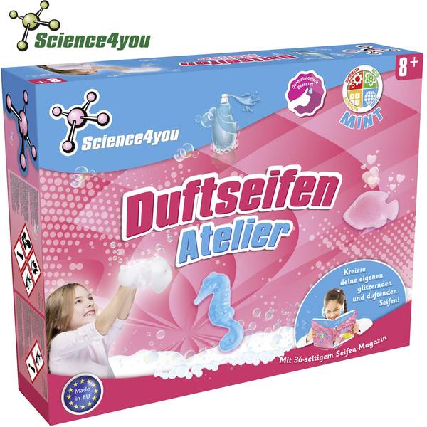 Kit di apprendimento chimica - Kit esperimenti Science4you Duftseifen Atelier 1666080 da 8 anni - Kit di apprendimento chimica - Kit esperimenti Science4you Duftseifen Atelier 1666080 da 8 anni -