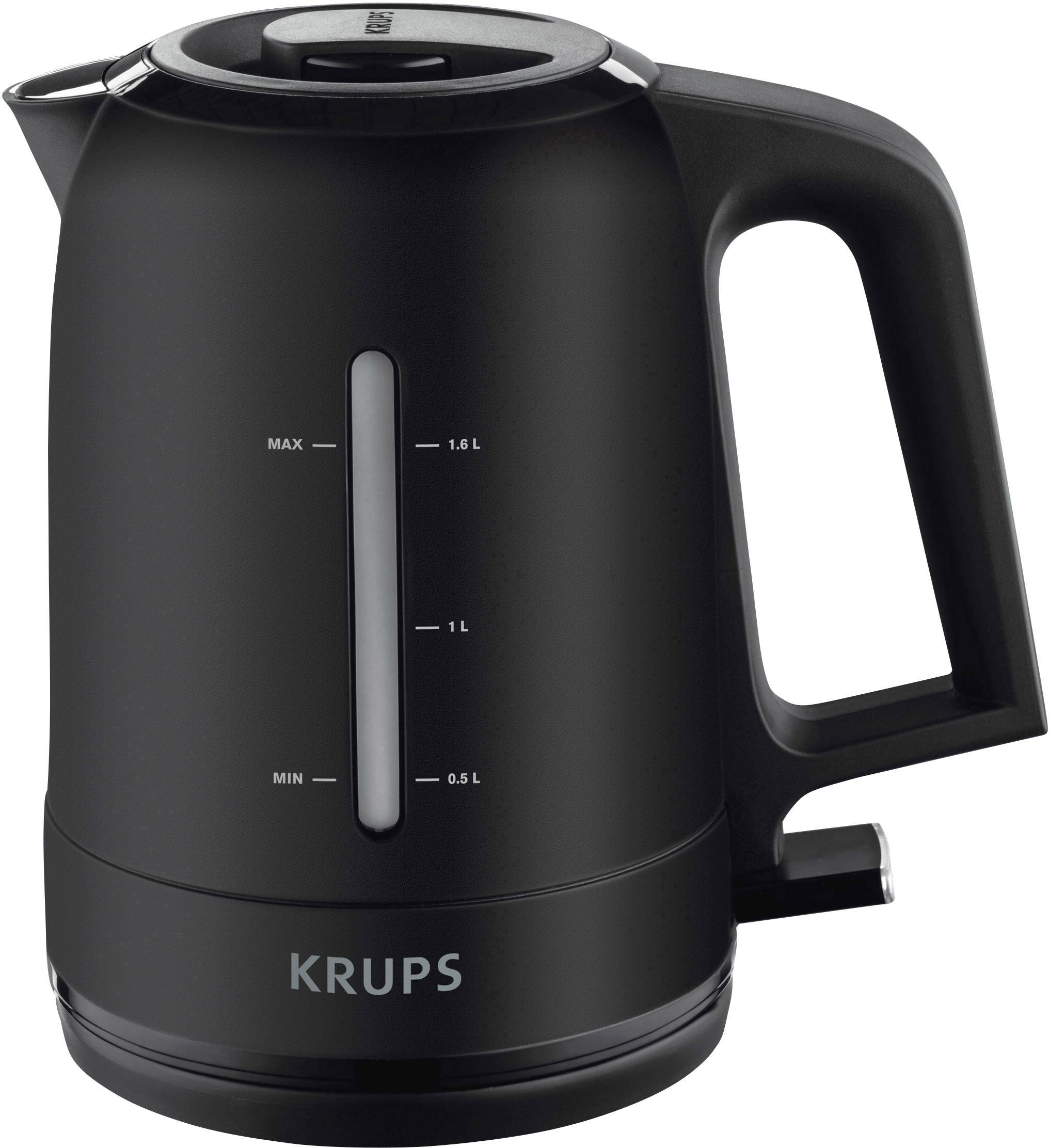 Krups Wasserkocher Pro Aroma Schwarz Bollitore Nero Capacità effettiva: 1.6 l-0