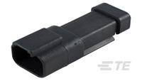 Morsettiera per cavo TE Connectivity DT Totale poli 2 DT04-2P-E005 1 pz.