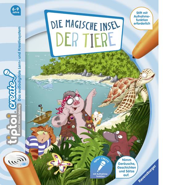 Giochi di società e per famiglie - Ravensburger tiptoi® CREATE: lisola magica degli animali - Giochi di società e per famiglie - Ravensburger tiptoi® CREATE: lisola magica degli animali -