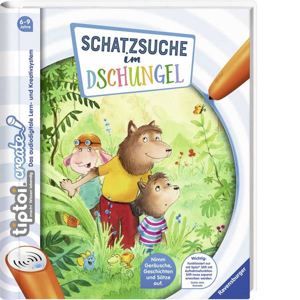 Giochi di società e per famiglie - Ravensburger tiptoi® CREATE: caccia al tesoro nella giungla - Giochi di società e per famiglie - Ravensburger tiptoi® CREATE: caccia al tesoro nella giungla -