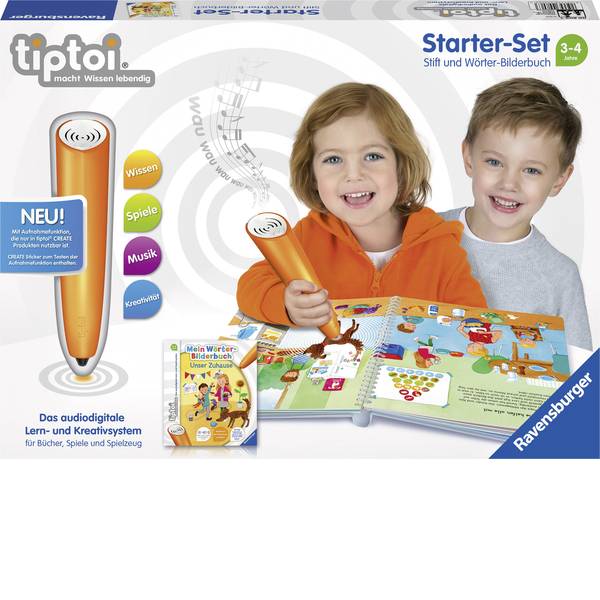 Giochi di società e per famiglie - Starter kit tiptoi® Ravensburger: lettore digitale e vocabolario illustrato - Giochi di società e per famiglie - Starter kit tiptoi® Ravensburger: lettore digitale e vocabolario illustrato -