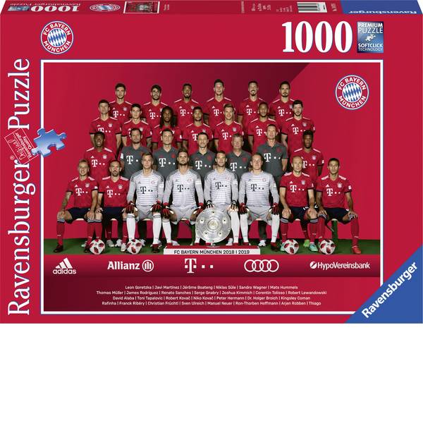Puzzle - FC Bayern München Ravensburger Stagione 2018/2019 - Puzzle - FC Bayern München Ravensburger Stagione 2018/2019 -