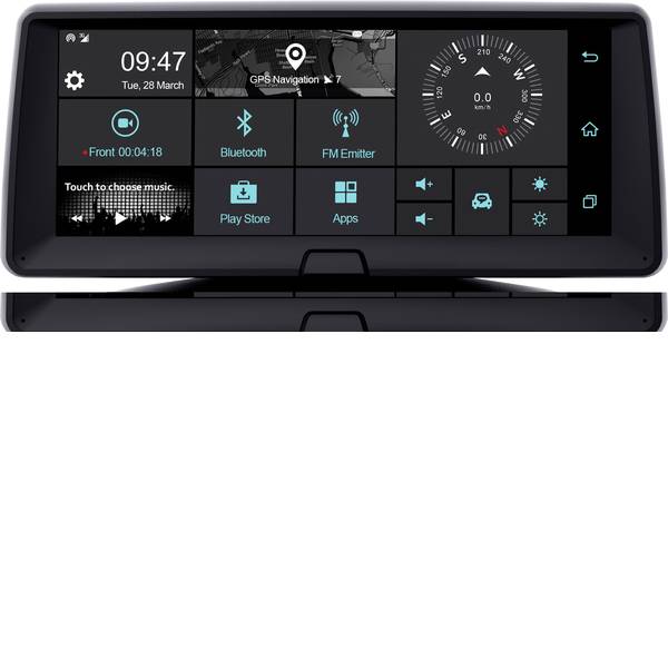 Dashcam - Phonocar VM321E Dashboard Multimediasystem Dashcam con GPS Mappa Europa su scheda SD, Microfono, WLAN, Touch Screen, - Dashcam - Phonocar VM321E Dashboard Multimediasystem Dashcam con GPS Mappa Europa su scheda SD, Microfono, WLAN, Touch Screen, -