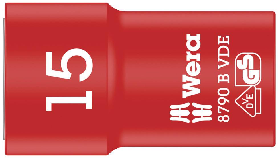 Wera 05004959001. Produkttyp: Buchse, Laufwerksgröße: 3/8 Zoll, Sockelgröße Typ: Metrisch. Länge (mm): 46 mm, Breite: 23