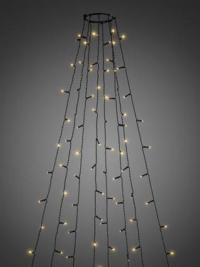 Konstsmide 6521-870 Mantello di luci LED per albero con controllo app  esterno ERP: E (A - G) rete elettrica Numero di lampadine 400 LED (monocolore) Ambra