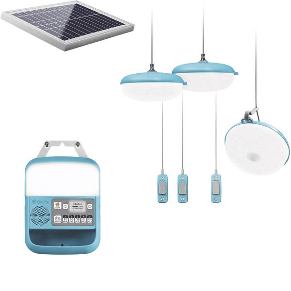 Lampade per campeggio, outdoor e per immersioni - Sistema dilluminazione BioLite SolarHome 620 300 lm a energia solare Turchese 006-6001139 - Lampade per campeggio, outdoor e per immersioni - Sistema dilluminazione BioLite SolarHome 620 300 lm a energia solare Turchese 006-6001139 -