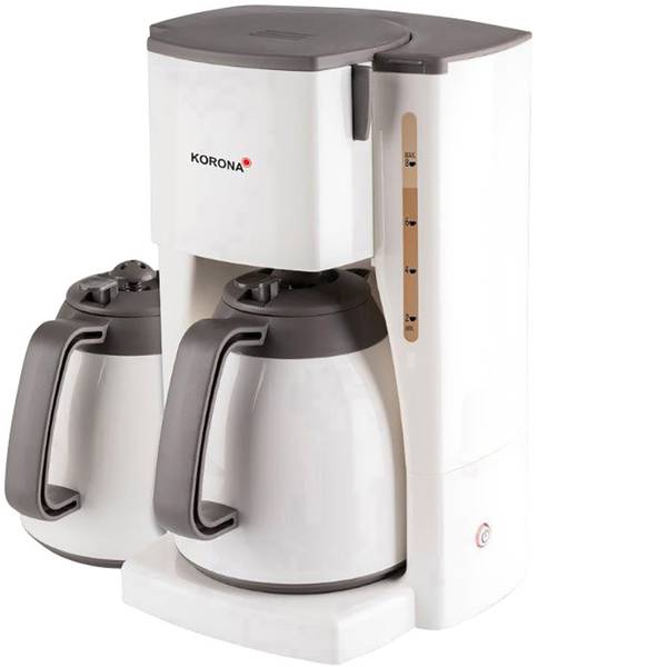 Macchine dal caffè con filtro - Korona 10310 Macchina per il caffè Bianco Capacità tazze=8 Isolato - Macchine dal caffè con filtro - Korona 10310 Macchina per il caffè Bianco Capacità tazze=8 Isolato -