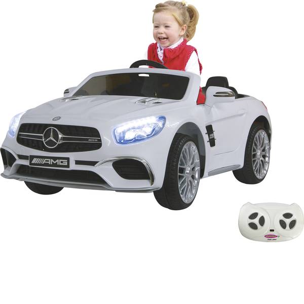 Veicoli elettrici per bambini - Auto elettrica Jamara 12 V Ride-on Mercedes SL65 Bianco - Veicoli elettrici per bambini - Auto elettrica Jamara 12 V Ride-on Mercedes SL65 Bianco -