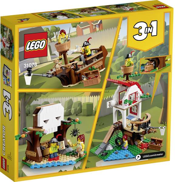 LEGOŽ CREATOR - LEGOŽ CREATOR 31078 Casa nellalbero tesori - LEGOŽ CREATOR - LEGOŽ CREATOR 31078 Casa nellalbero tesori -