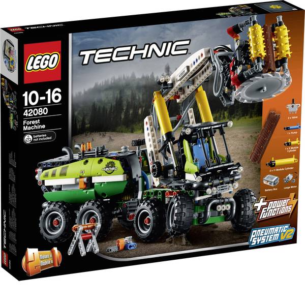 LEGOŽ Technic - Harvester-Forstmaschine LEGOŽ TECHNIC 42080 - LEGOŽ Technic - Harvester-Forstmaschine LEGOŽ TECHNIC 42080 -