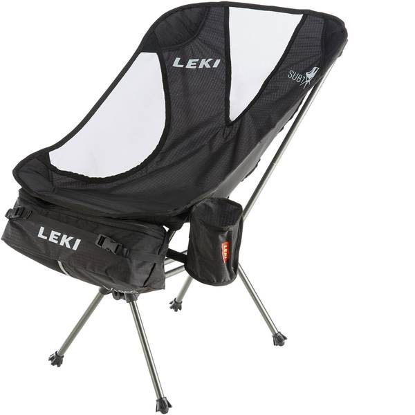 Mobili per campeggio - Sedia da campeggio LEKI Sub Nero 380081 - Mobili per campeggio - Sedia da campeggio LEKI Sub Nero 380081 -