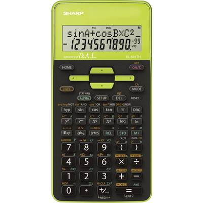 Acquista Sharp EL-531TH Calcolatrice per la scuola Verde Display (cifre):  10 a batteria (L x A x P) 80 x 15 x 161 mm da Conrad