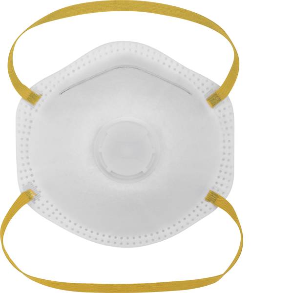 Maschere per polveri fini - Basetech BT-1675020 Mascherina antipolvere con valvola FFP2 10 pz. - Maschere per polveri fini - Basetech BT-1675020 Mascherina antipolvere con valvola FFP2 10 pz. -
