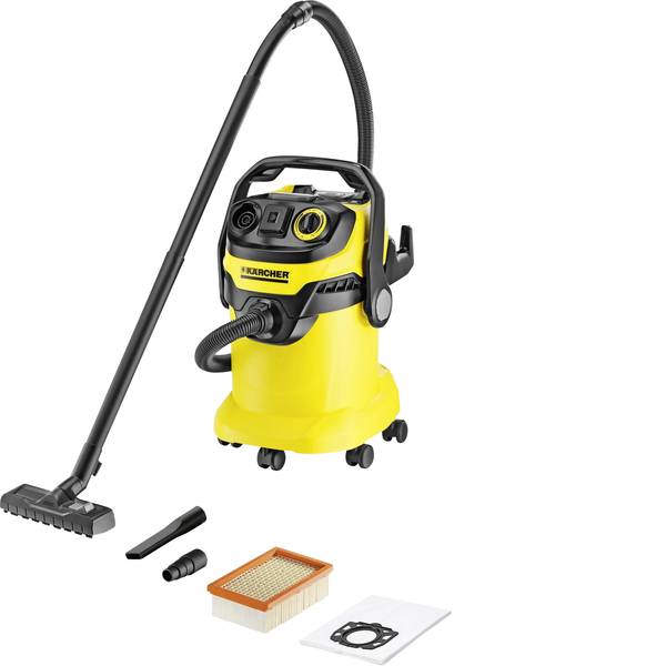 Bidoni aspiratutto - Kärcher WD 5 P 1.348-194.0 Aspirapolvere a secco 1100 W 25 l Pulizia semi-automatica del filtro - Bidoni aspiratutto - Kärcher WD 5 P 1.348-194.0 Aspirapolvere a secco 1100 W 25 l Pulizia semi-automatica del filtro -