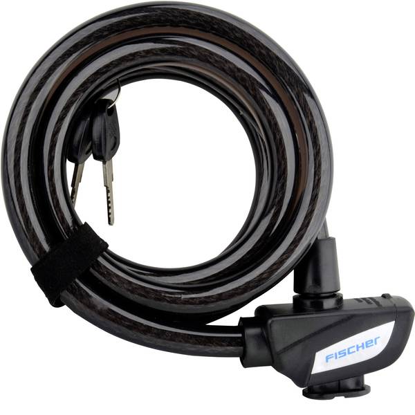 Lucchetti da bicicletta - Fischer Fahrrad 85882 Lucchetto a cavo Nero Lucchetto a chiave - Lucchetti da bicicletta - Fischer Fahrrad 85882 Lucchetto a cavo Nero Lucchetto a chiave -