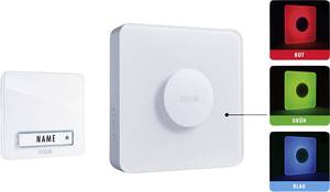 Campanello Rumoroso SURFOU - Impermeabile, Portata 400m, 55 Suonerie, Con LED Lampeggiante, Ideale Per Esterni Campanello Wireless - Foto 8