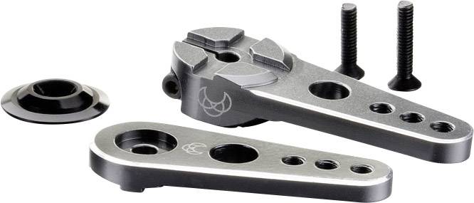 Absima Squadretta servo in alluminio disposizione individuale 83 mm Adatto per (Servo): Attacco squadretta servo Hitec Numero di fori: 6 2030031
