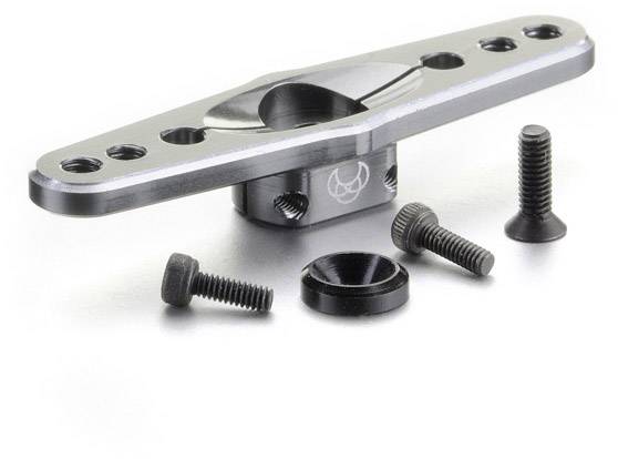 Absima Squadretta servo in alluminio 49 mm Adatto per (Servo): Attacco squadretta servo Sanwa, Attacco squadretta servo JR Numero di fori: 6 2030039