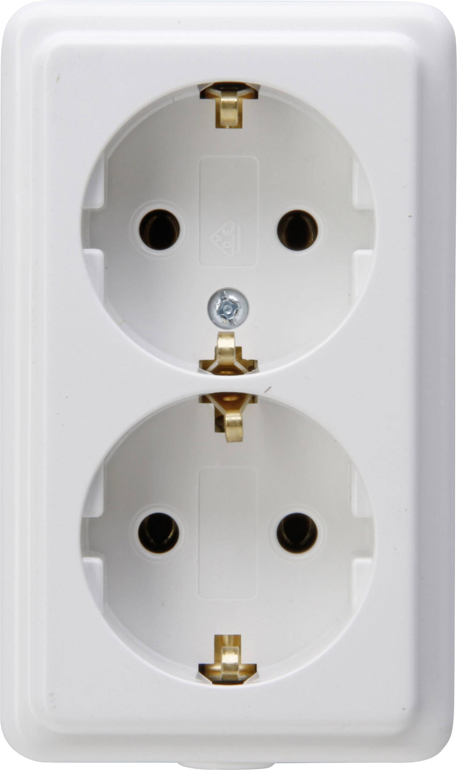 Kopp 120106006 Multipresa 2 vie Marrone 1 pz.
