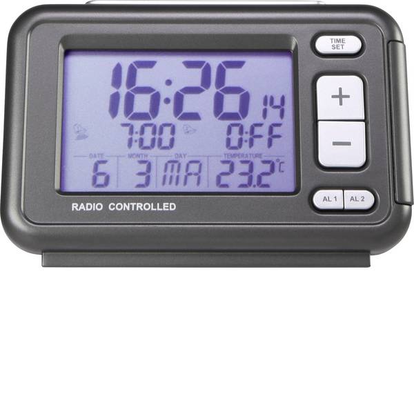 Sveglie - Basetech BTFW-367 Radiocontrollato Sveglia 105 mm x 70 mm x 37 mm Nero - Sveglie - Basetech BTFW-367 Radiocontrollato Sveglia 105 mm x 70 mm x 37 mm Nero -