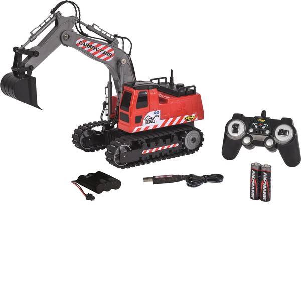 Trattori e mezzi da cantiere RC - Escavatore cingolato Modellino per principianti Carson Modellsport 1:26 Veicolo incl. Batteria, caricatore e batterie - Trattori e mezzi da cantiere RC - Escavatore cingolato Modellino per principianti Carson Modellsport 1:26 Veicolo incl. Batteria, caricatore e batterie -