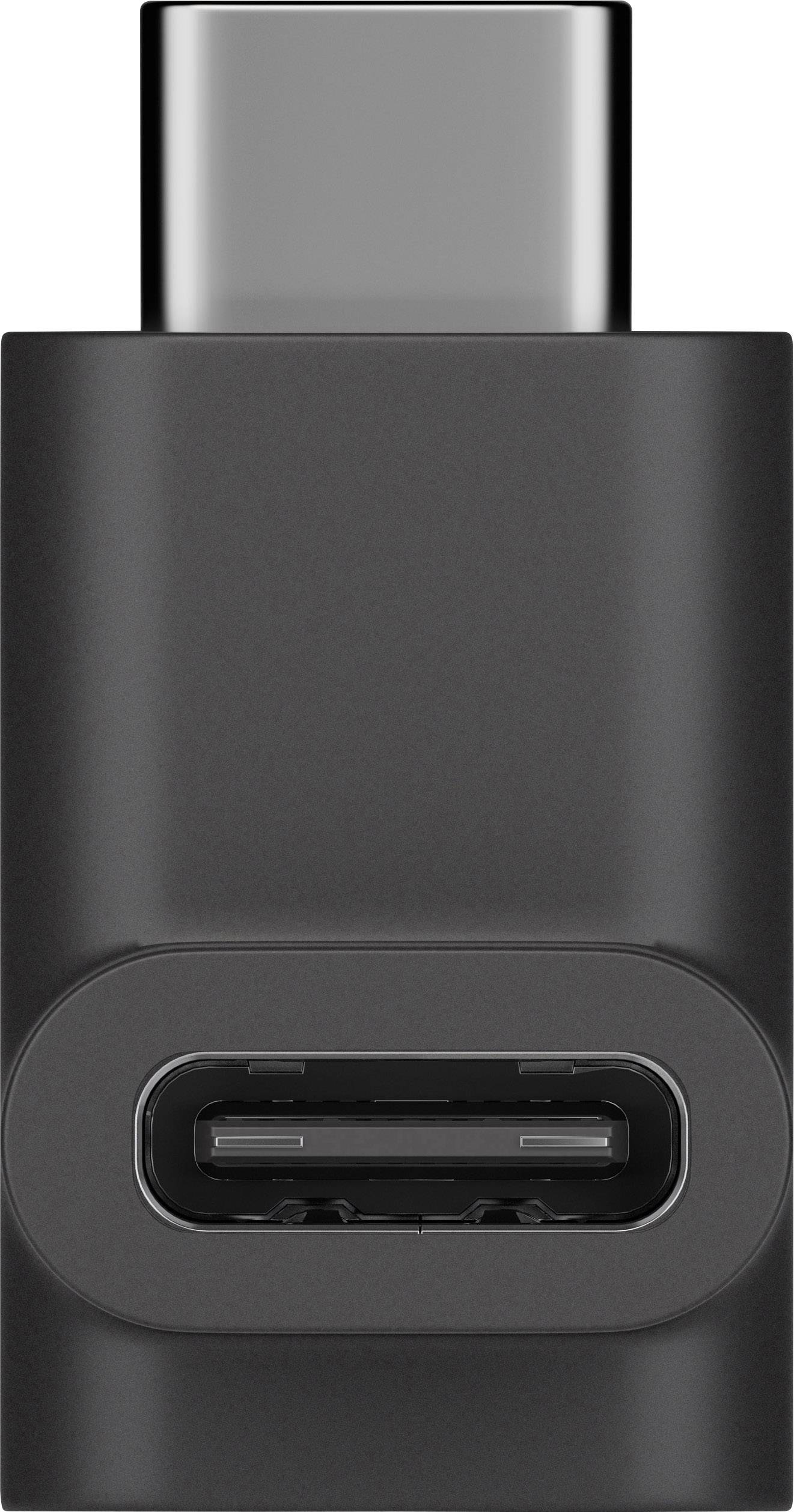 Goobay Adattatore da USB-C™ a USB-C™ 90°, nero Presa USB-C™ > Spina USB-C™-4