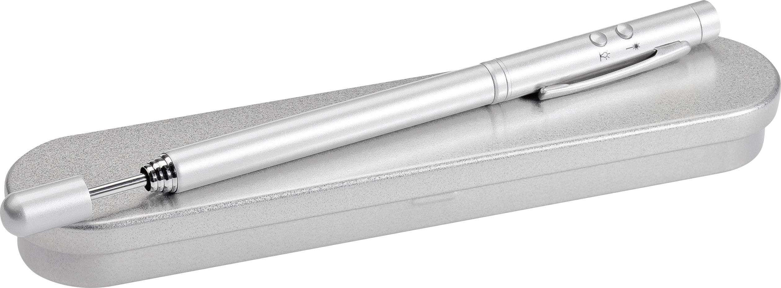 Puntatore Laser Penna Sfera Torcia LED Asta Raggio Di Azione Max 