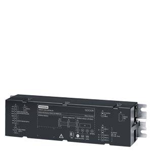 Un blocco nero Siemens, modello 5000, viene mostrato di lato. Mostra dettagli tecnici e possibilità di connessione sul lato frontale.