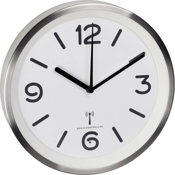 Orologi da parete - TFA 60.3535.02 Radiocontrollato Orologio da parete 253 mm x 42 mm Alluminio (spazzolato) - Orologi da parete - TFA 60.3535.02 Radiocontrollato Orologio da parete 253 mm x 42 mm Alluminio (spazzolato) -