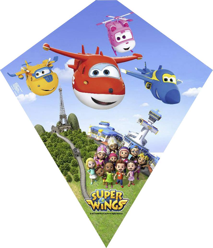 Aquilone statico monofilo hq super wings eddy pe larghezza estensione 600 mm Aquilone statico monofilo hq super wings eddy pe larghezza estensione 600 mm