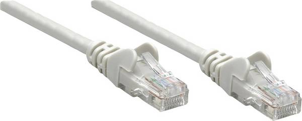 Intellinet 336628 RJ45 Cavo di rete, cavo patch CAT 5e U/UTP 1.50 m Grigio 1 pz.